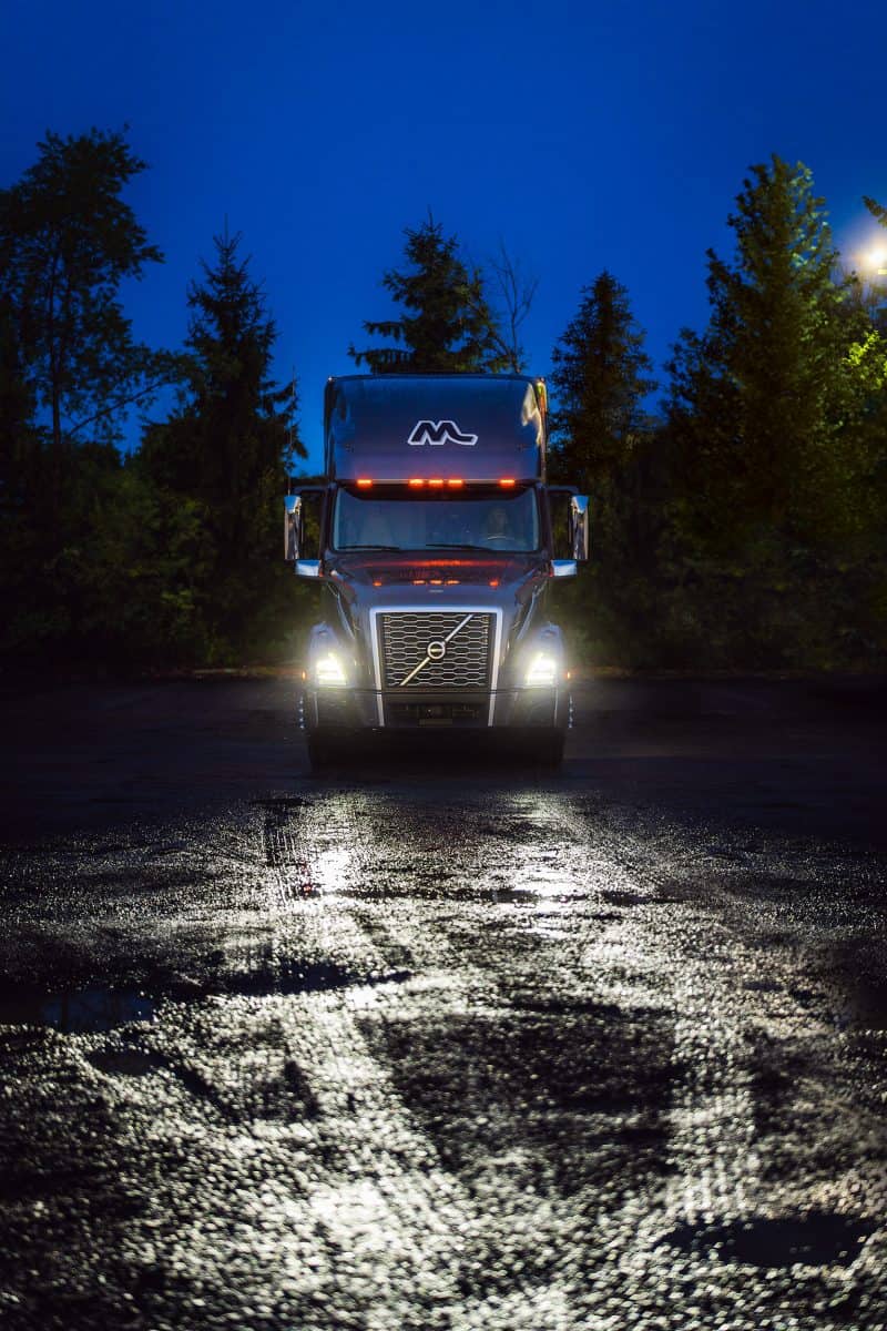 truck at night